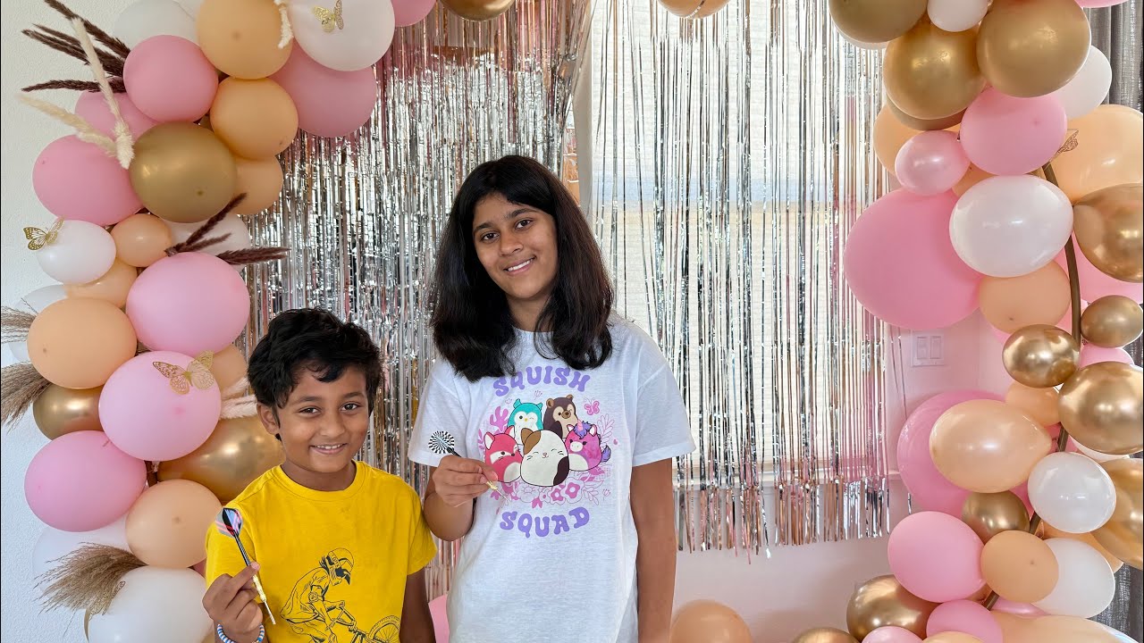 গরমের ছুটিতে বাড়ির সবাই মিলে চ্যালেঞ্জ হলো বেলুন ফাটানো গেম..কে জেতে.. balloon game with family 😊