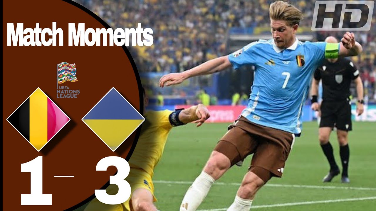 Ukraine vs Belgium | Full Match Highlights & goels 2025