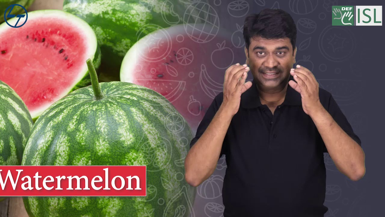 Fruits (Indian Sign Language)