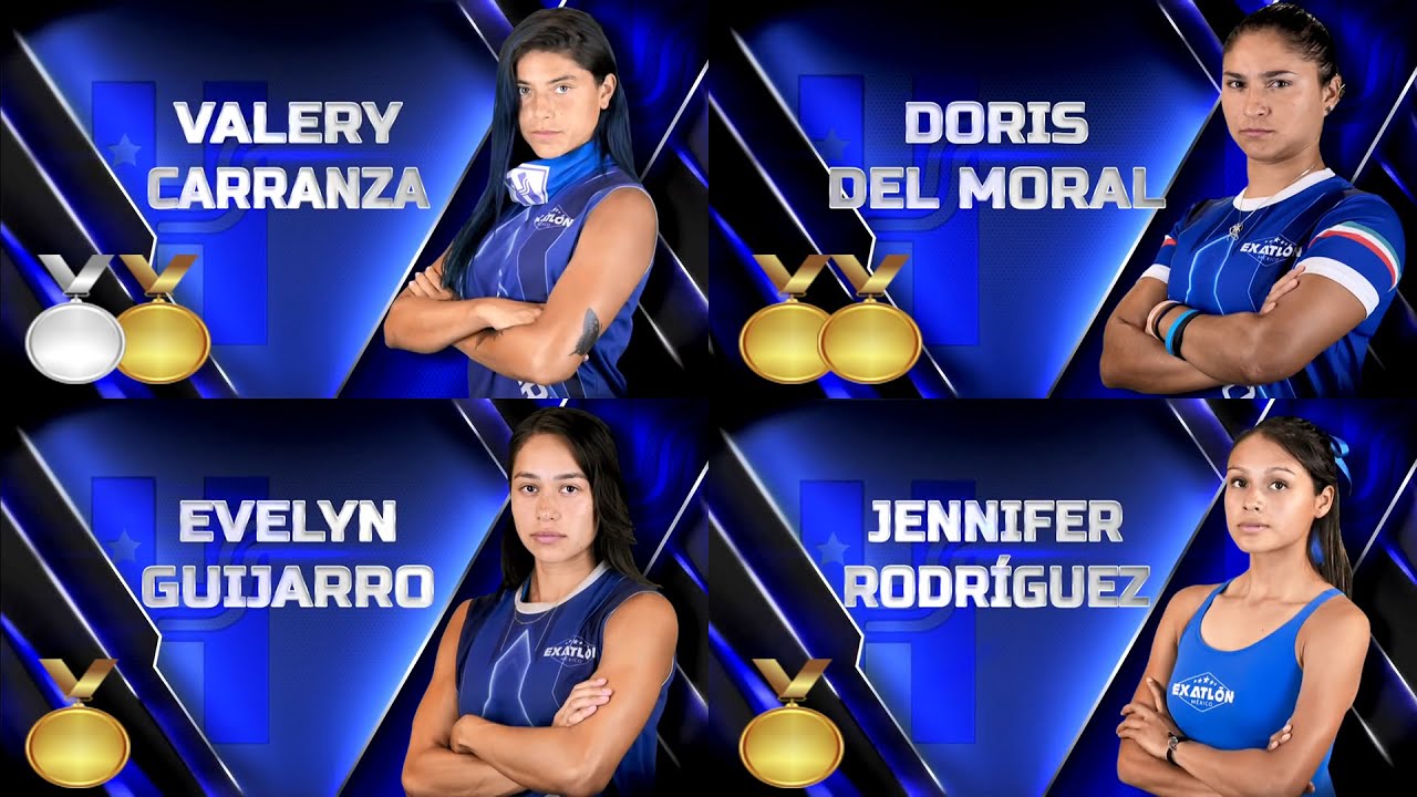 Doble Medallista Valery, Doris, Medallistas Evelyn, Jennifer, Titanes vs Heroes
