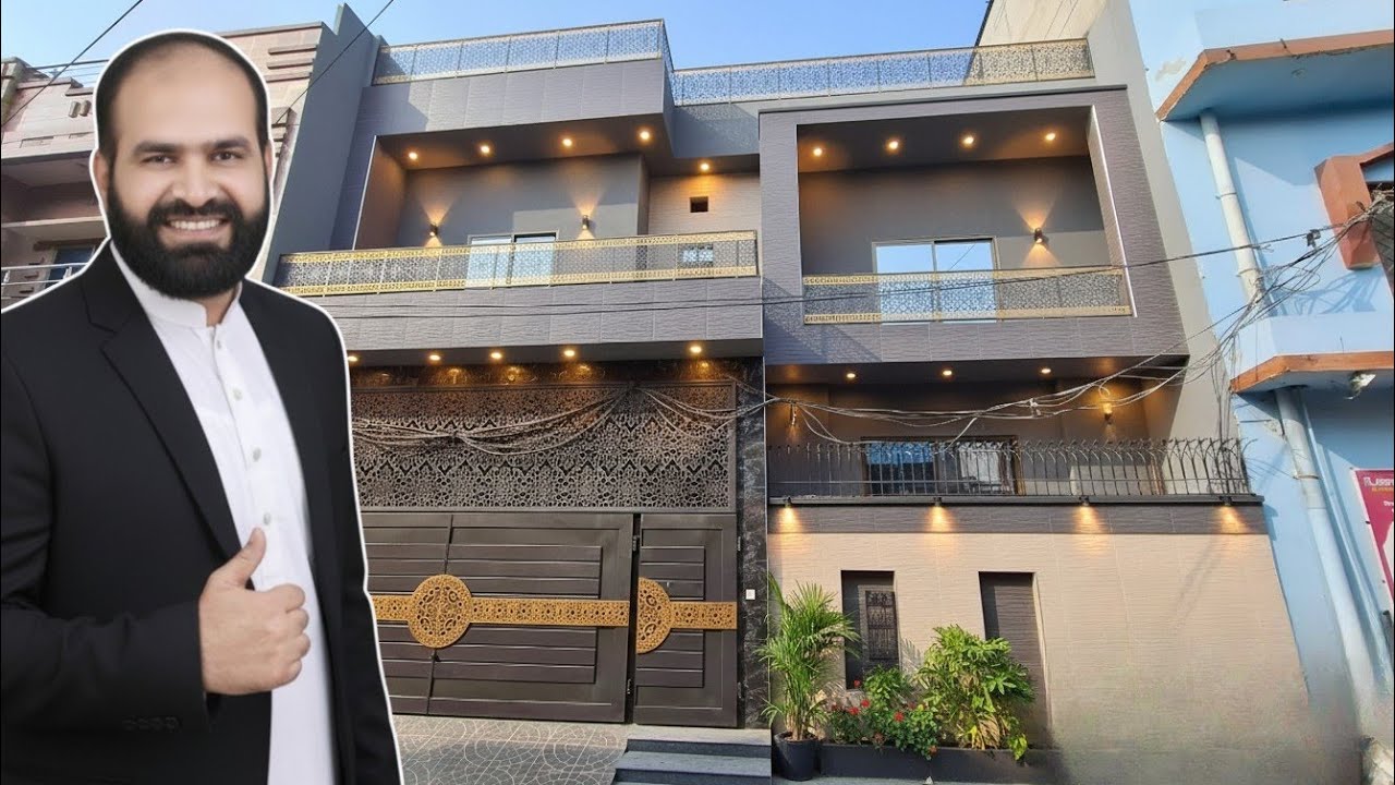 8 Marla House For Sale Muslim Town Executive Block Sargodha Road Faisalabad Near Allied Hospital