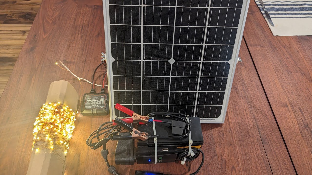 Build your first 12v solar generator for $77. NO tools required!!! 