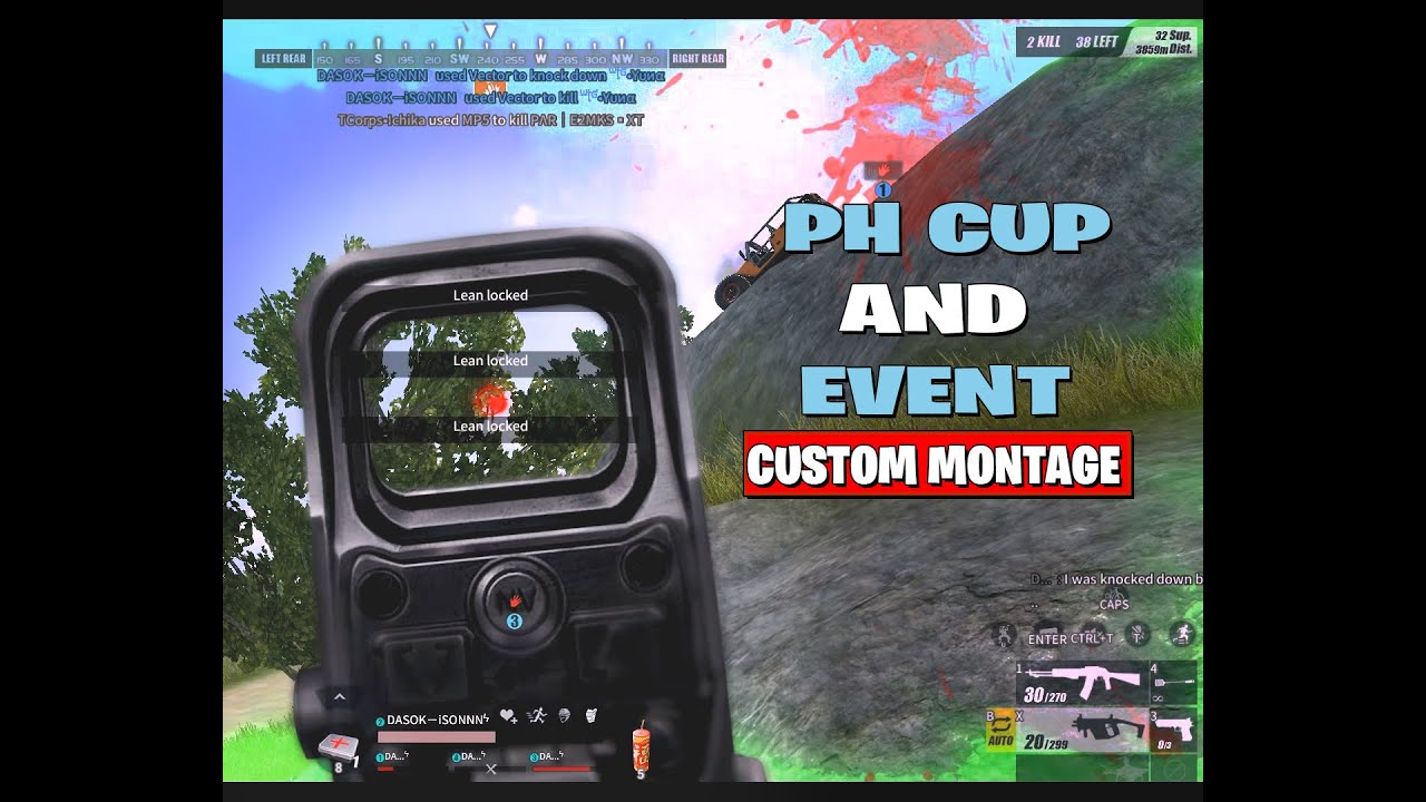 PH CUP AND EVENT | CUSTOM MONTAGE | Rules Of Survival (Montage#60)
