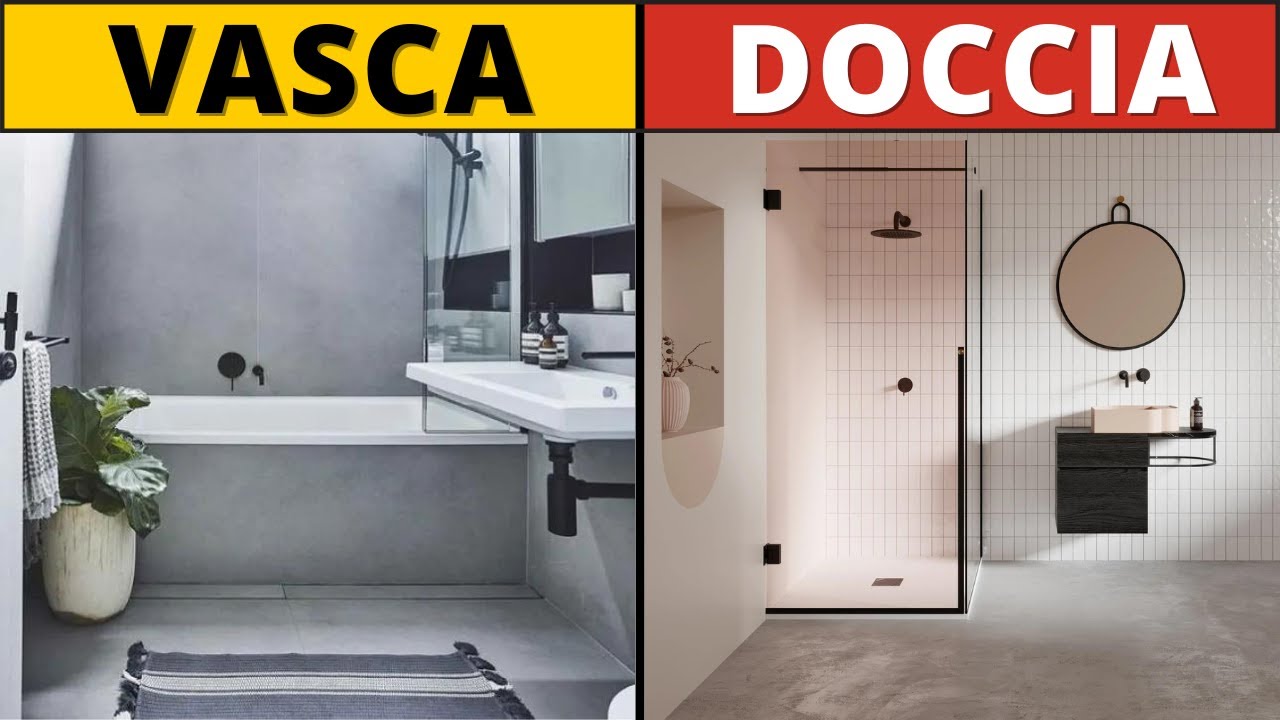 Vasca o doccia? Quale conviene mettere nel nuovo bagno?