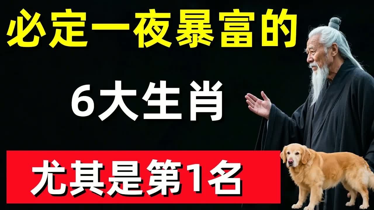 大吉兆！這6大生肖必發一筆橫財！必定一夜暴富，彩票中獎、投資翻倍！尤其第1名一定要買！轉發給家人一起沖！#修行思維 #修行 #福報 #禪 #道德經 #覺醒 #開悟 #禅修