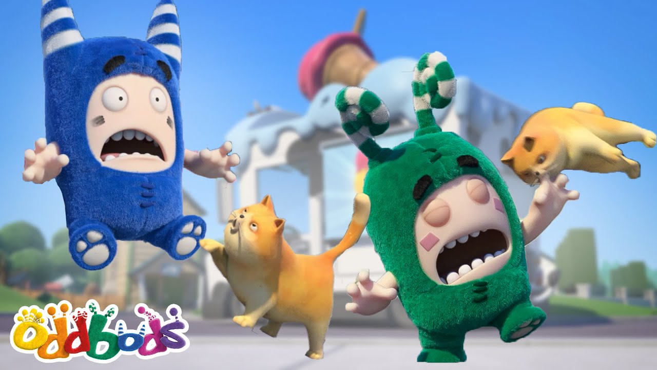 Put The Cats Among The Oddbods 😺 | Oddbods Cartoons | Funny Cartoons For Kids