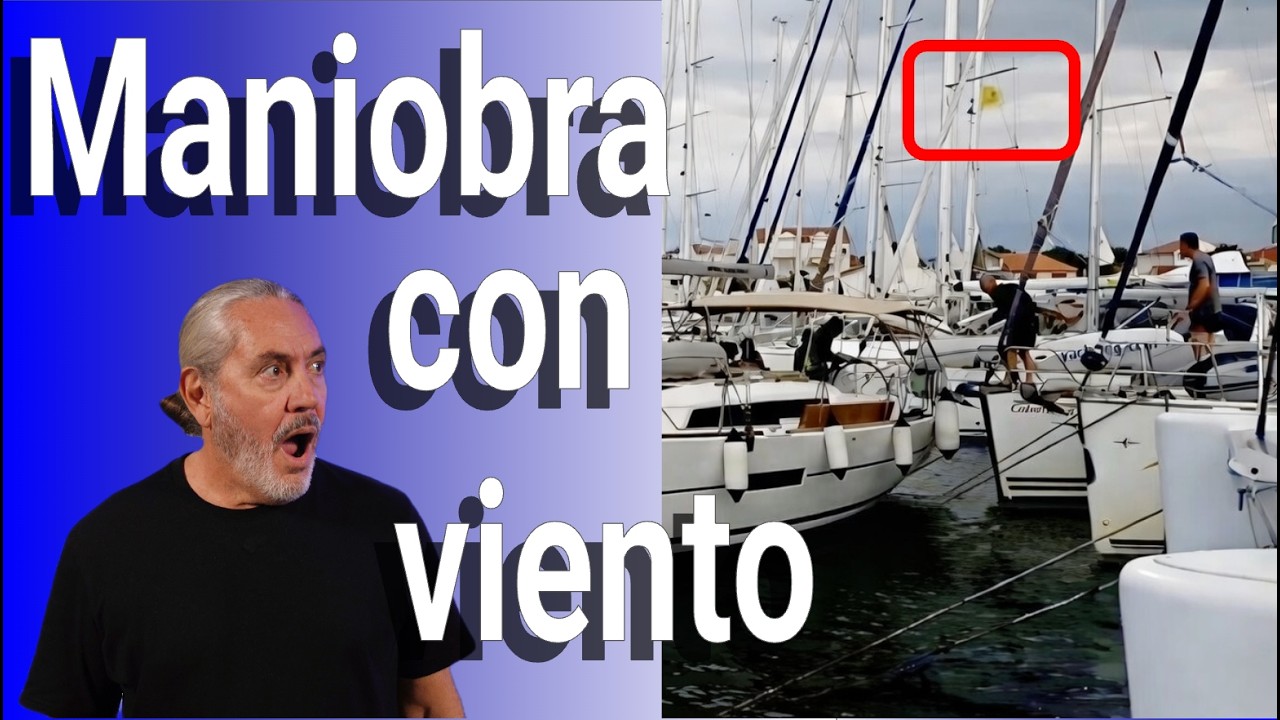 ATRAQUE CON VIENTO CRUZADO. 5 INTENTOS FALLIDOS, 1 SOLUCION CORRECTA.