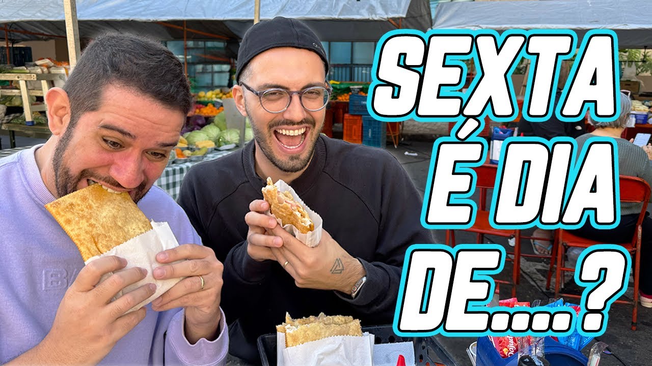 FOMOS NA FEIRA E EXAGERAMOS NO PASTEL