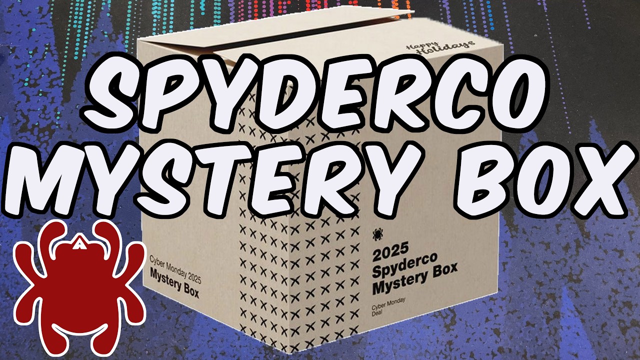 Таинственная коробка SPYDERCO! Киберпонедельник 2025! — Стоило ли оно того?