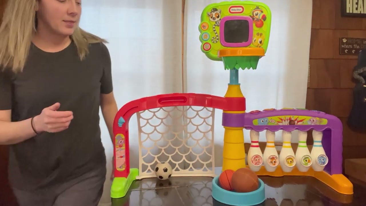 Обзор многофункционального спортивного комплекса Little Tikes 3-в-1 #находкинаAmazon #детскиетова...