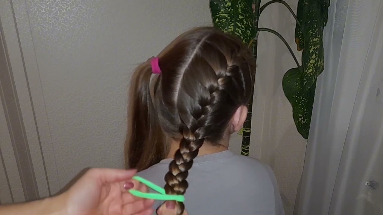ASMR * Brushing Long Hair * Weaving Double Braids for Sleep * Coffeegirl