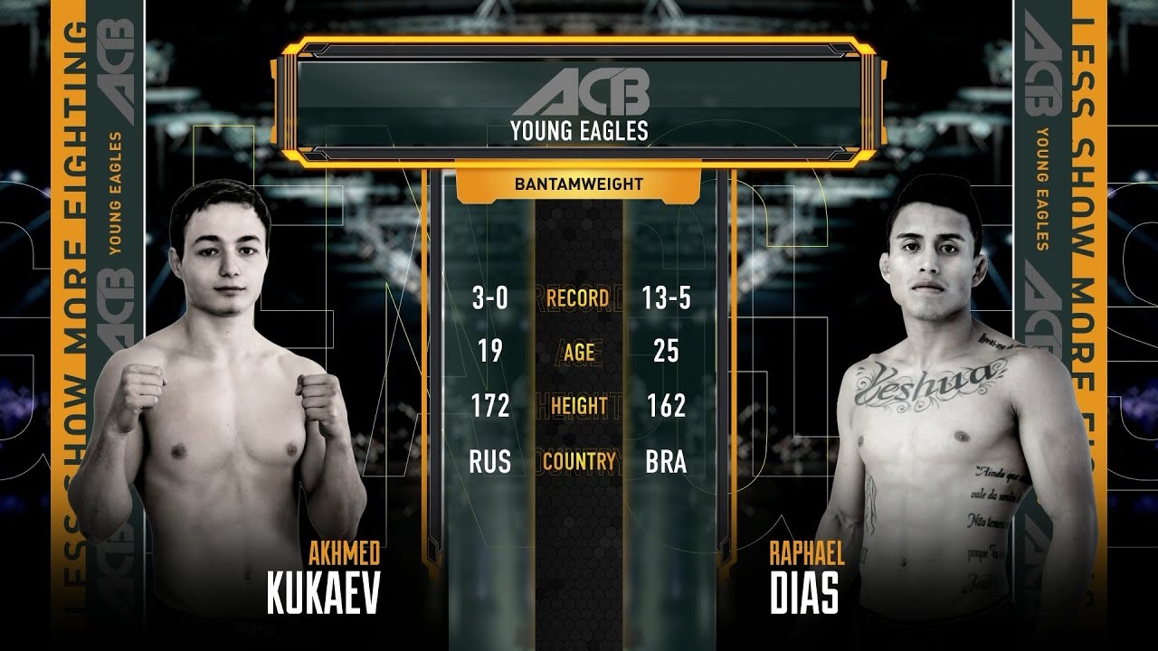 Ахмед Кукаев vs. Рафаэль Диас | Akhmed Kukaev vs. Rafael Dias | ACB 78 - Young Eagles 24