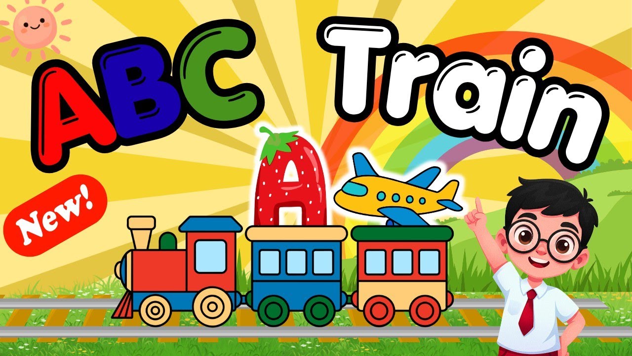 🚂 Alphabet Train | ABC Song for Kids | Learn ABC with Animals | Preschool Learning Video
