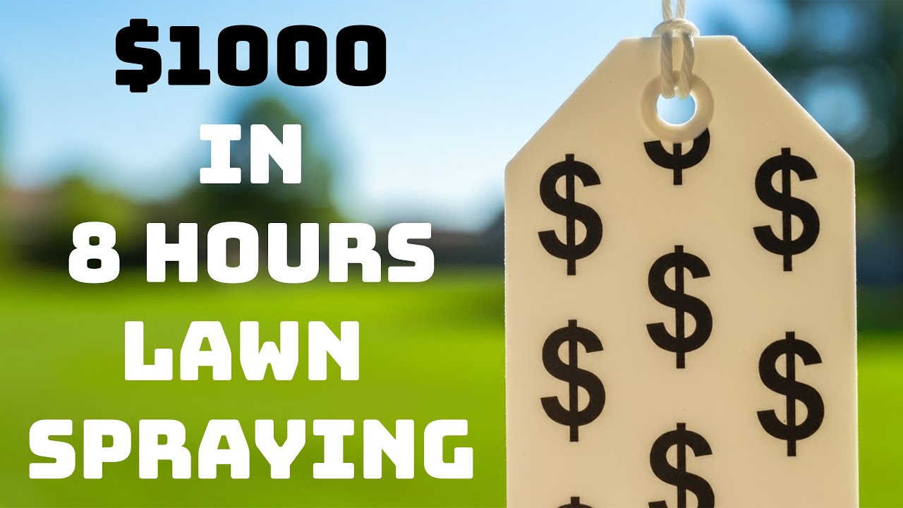 Make at least $1,000/Day In Lawn Spray Service with this Pricing Strategy!