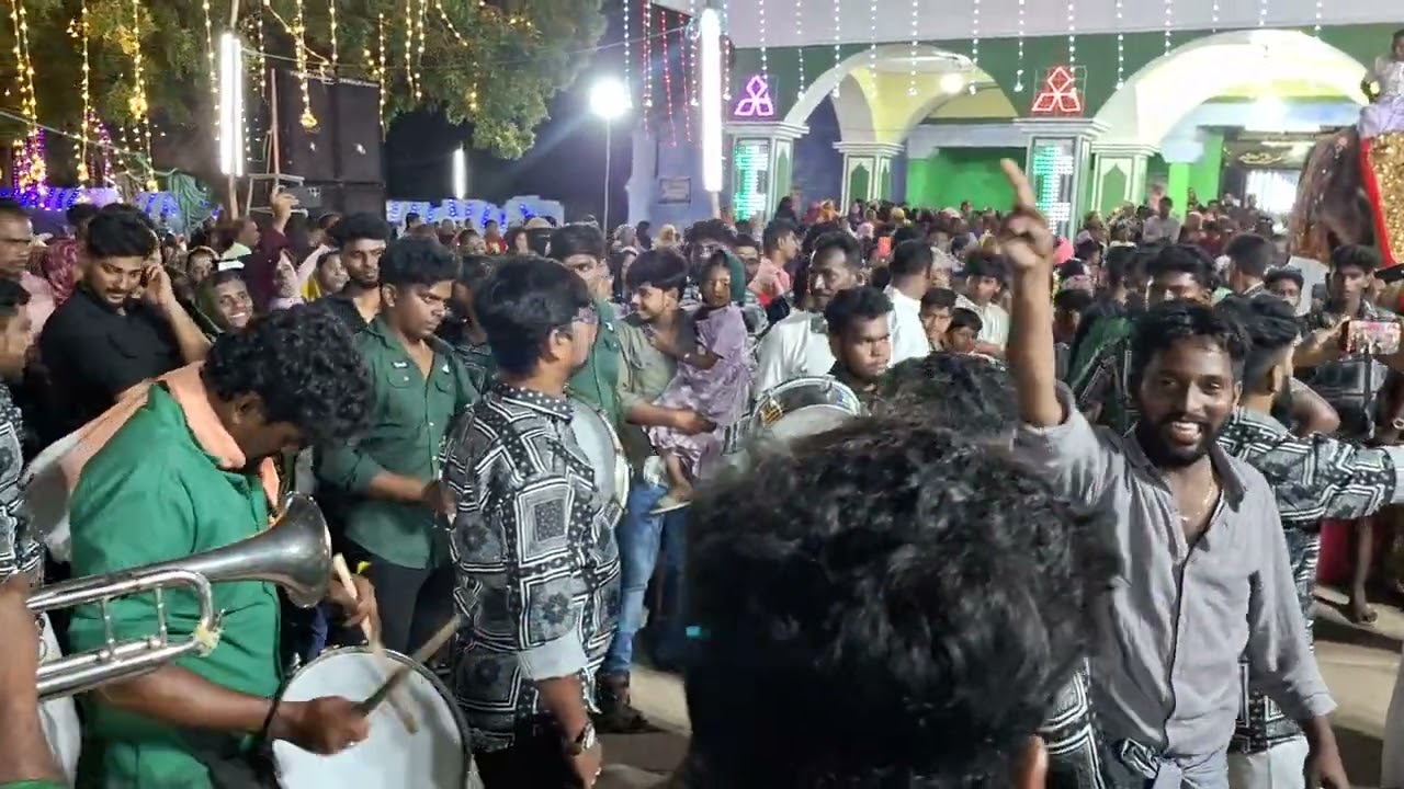 💥🎧குலசை🕌கந்தூரி விழாவின் நிறைவு இசை with Our Tittle Music 🎶 #mass #band #titlesong #drums #islamic