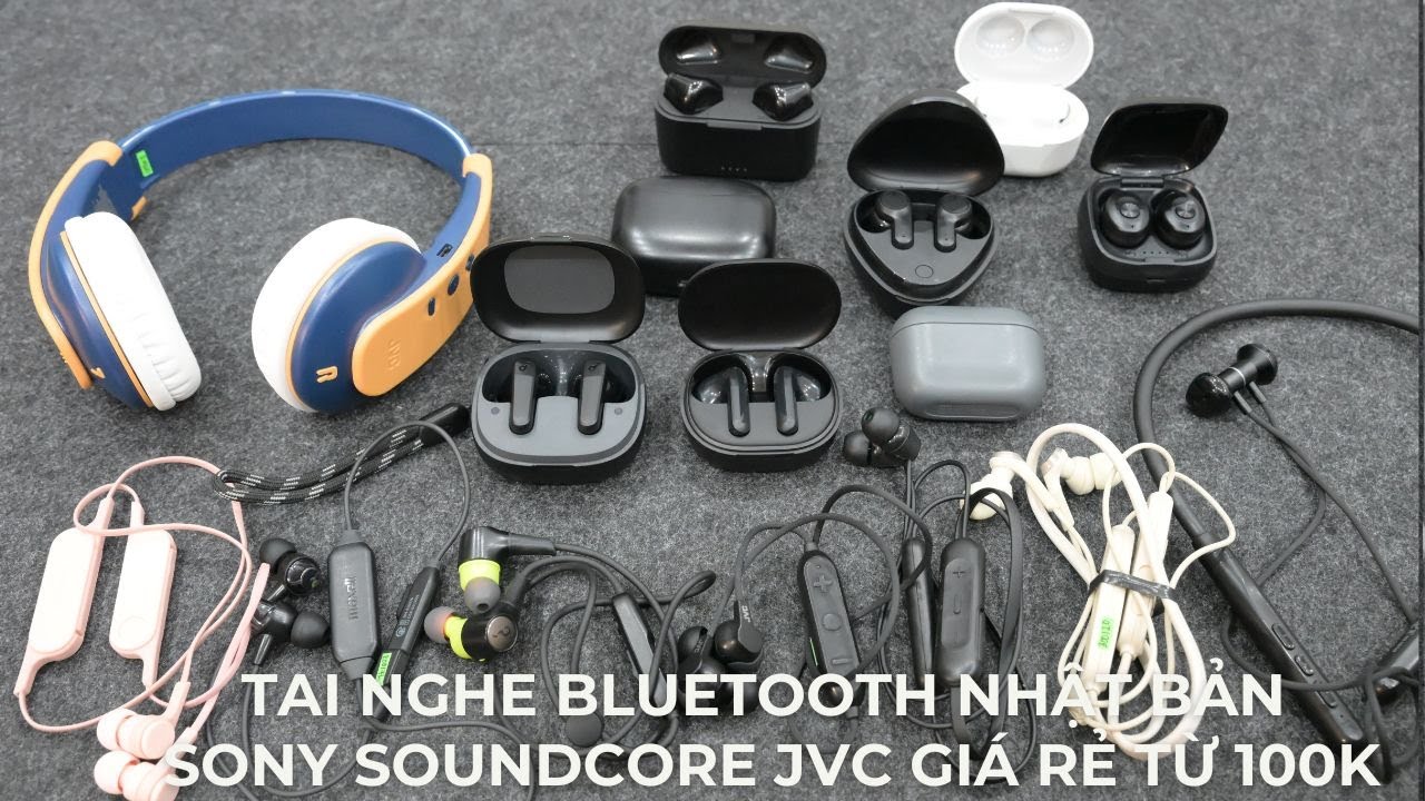 Tai nghe bluetooth nhật bản sony audio technica jvc kenwoork ediffer xiaomi redmi nghe nhạc hay