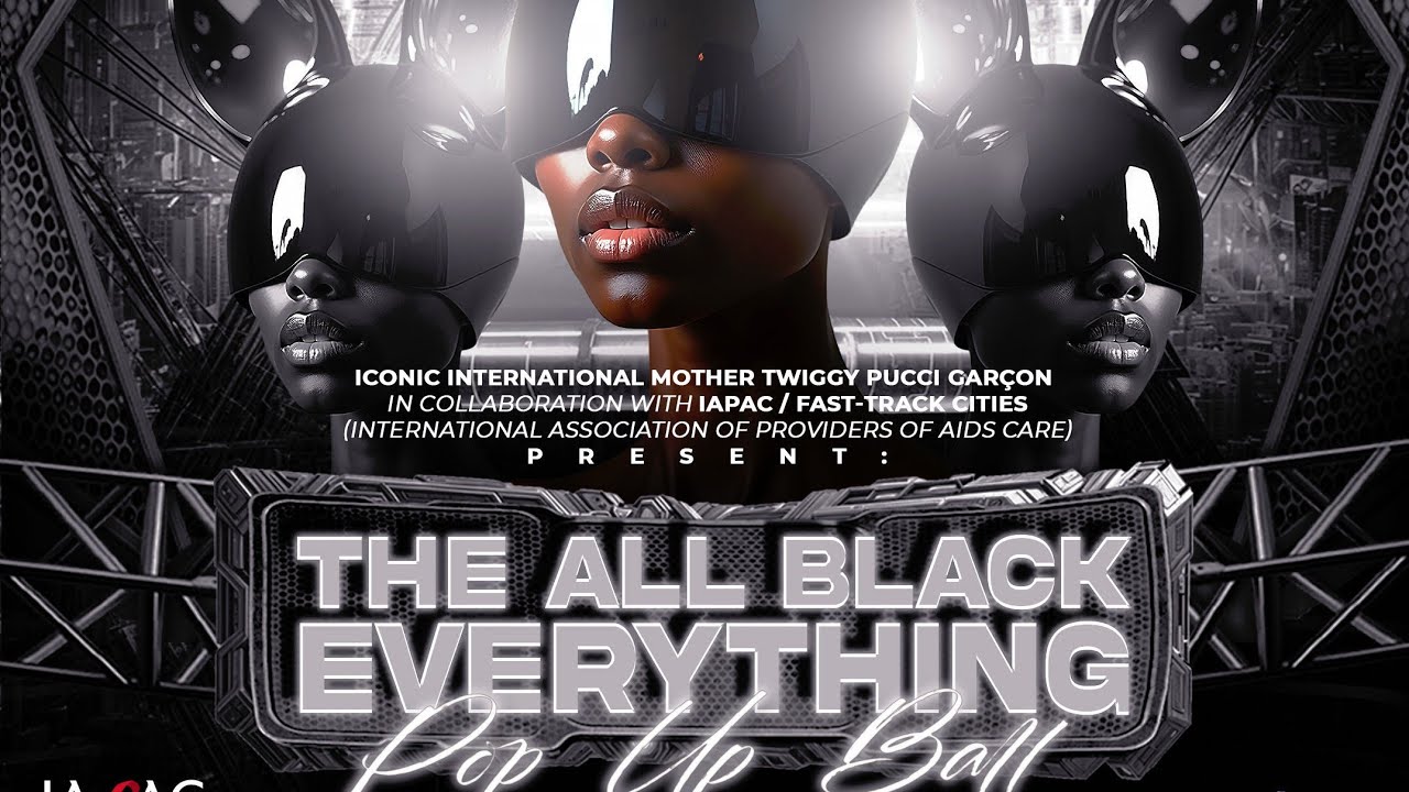 The All Black Everything Pop Up Ball by Icon Twiggy Garcon