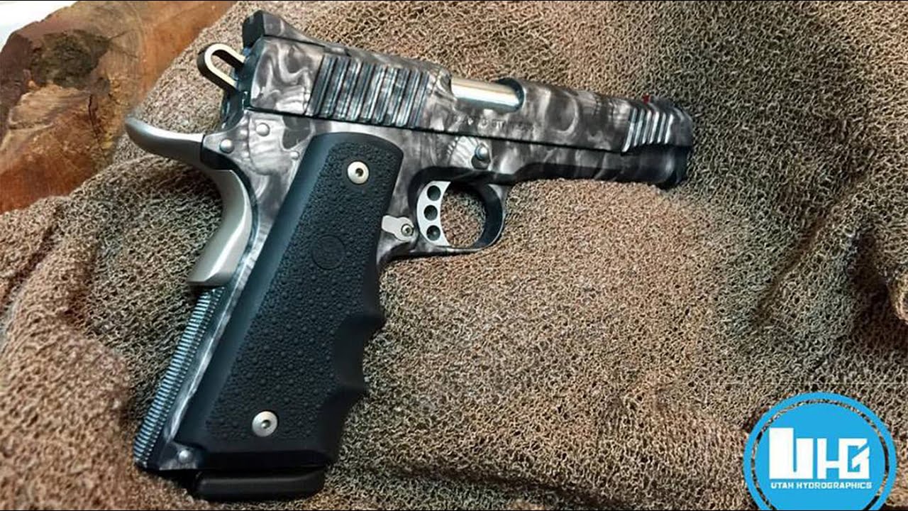 HydroDipping a 1911 Pistol Part 1 - The Frame -Utah Hydrographics