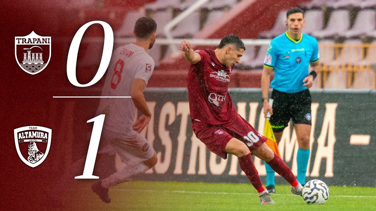 Trapani-Team Altamura 0-1, gli highlights della gara