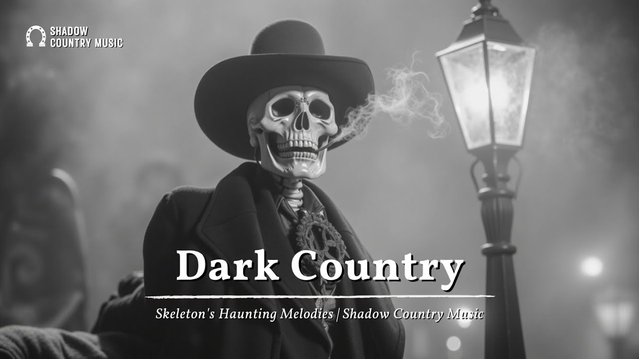 Dark Country Blues Призрачные Мелодии Курящего Скелета | Музыкальное Путешествие по Теневой Стране