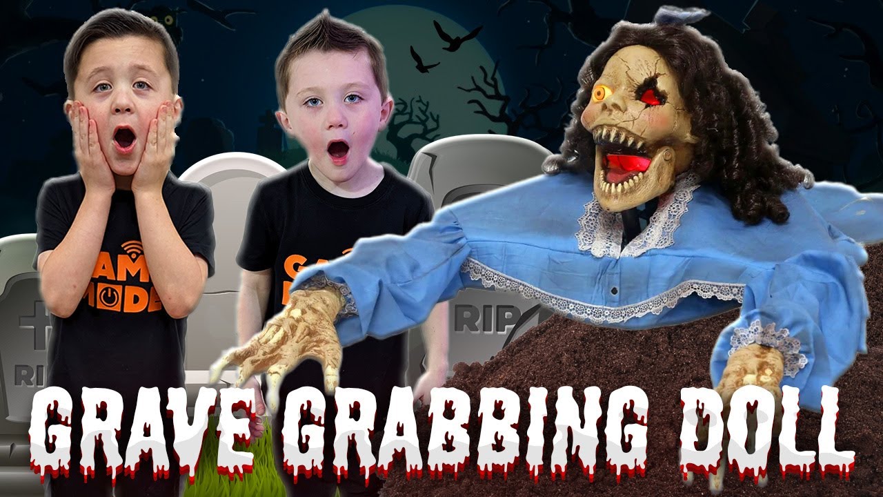 Grave Grabbing Doll Spirit Halloween | Unbox Setup Halloween Animatronic | Throwback Thurs