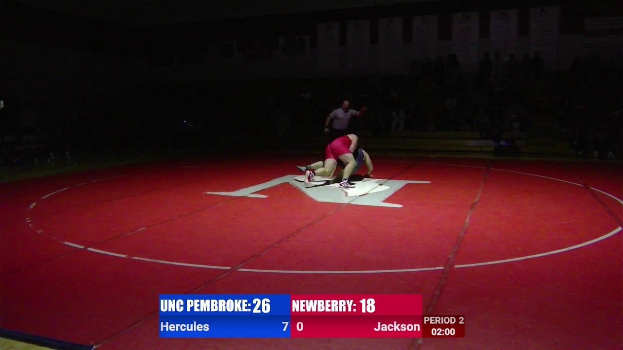 Newberry Men's Wrestling Vs UNC Pembroke