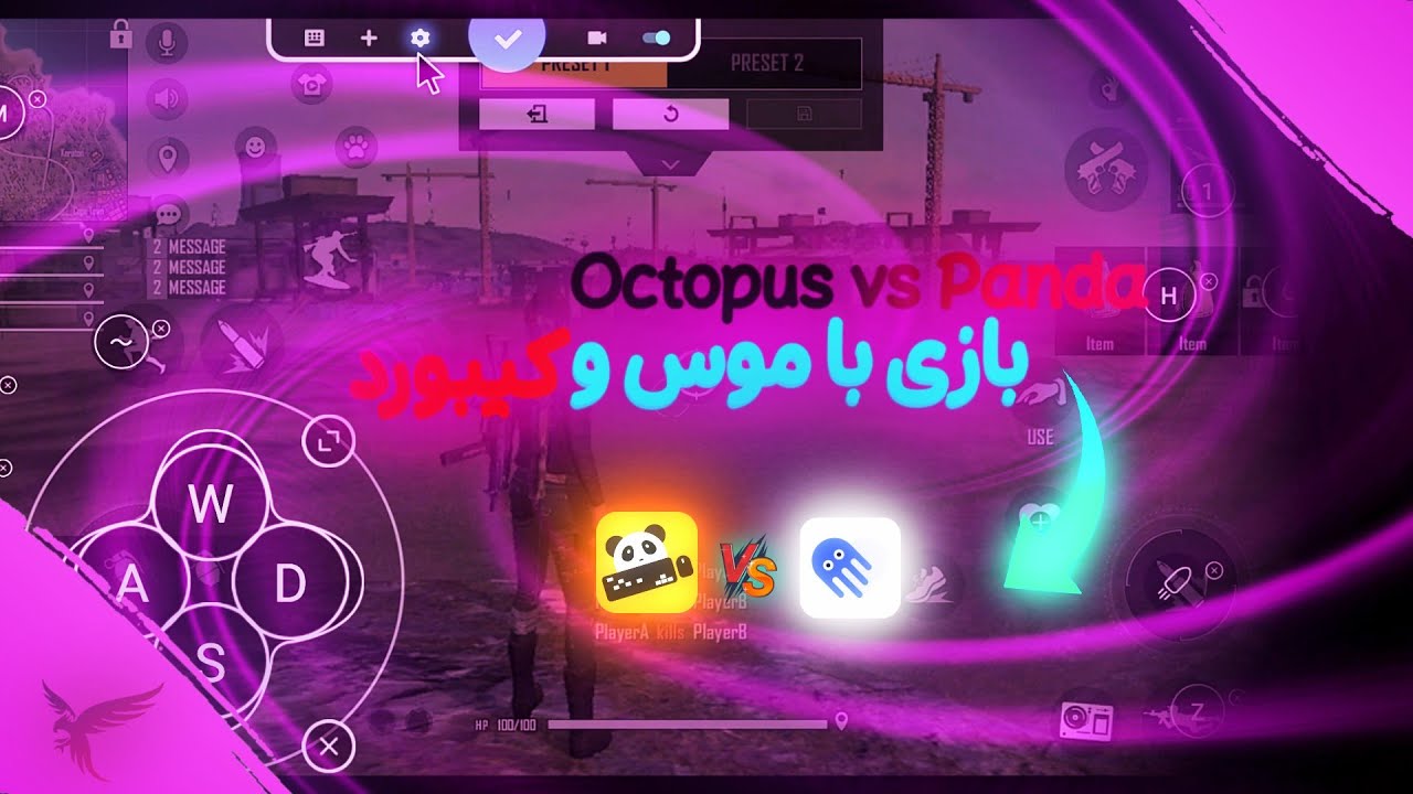 آموزش اتصال موس و کیبورد به گوشی Connect the keyboard mouse to the phone and play with it