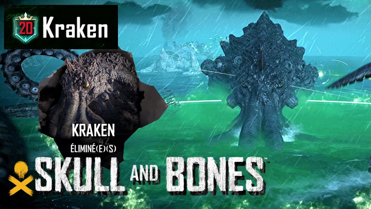 KRAKEN (DANGEREUX) Niveau 20 - MÈRE DES PROFONDEURS - SKULL AND BONES