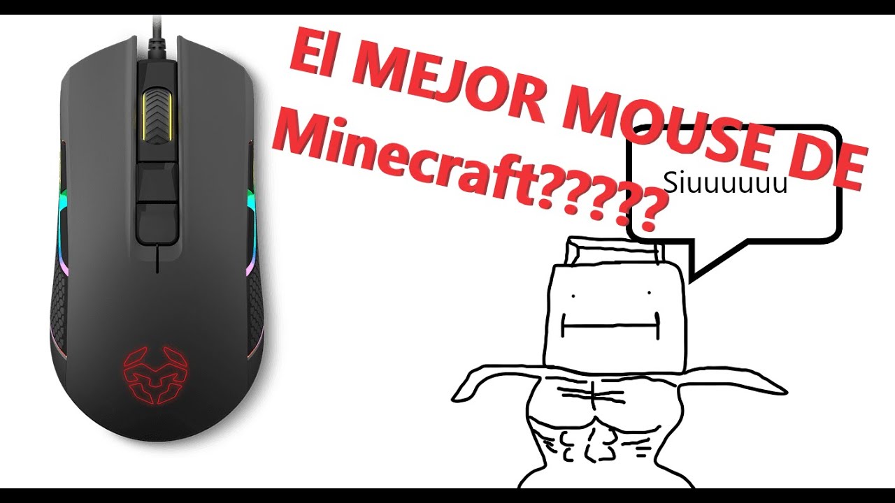 Review de Krom Kolt | &iquest;El MEJOR MOUSE para JUGAR Minecraft? - iker iker8870