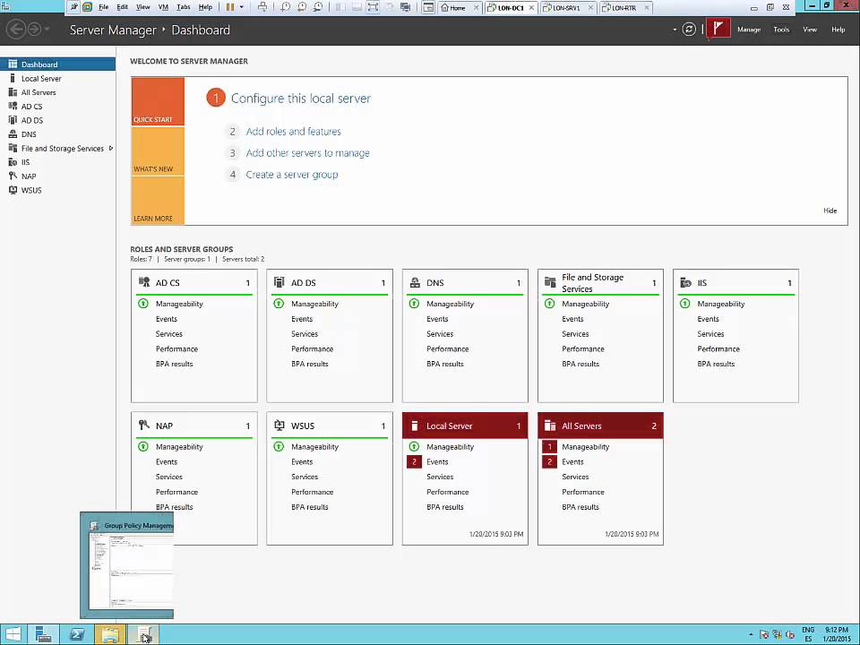 Windows Server 2012 R2 - Implementando WSUS