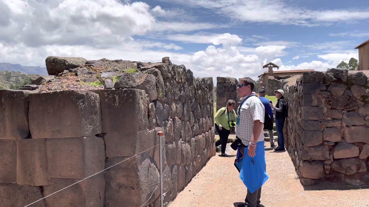The ancient temple of Wiracocha south of Cusco in Peru