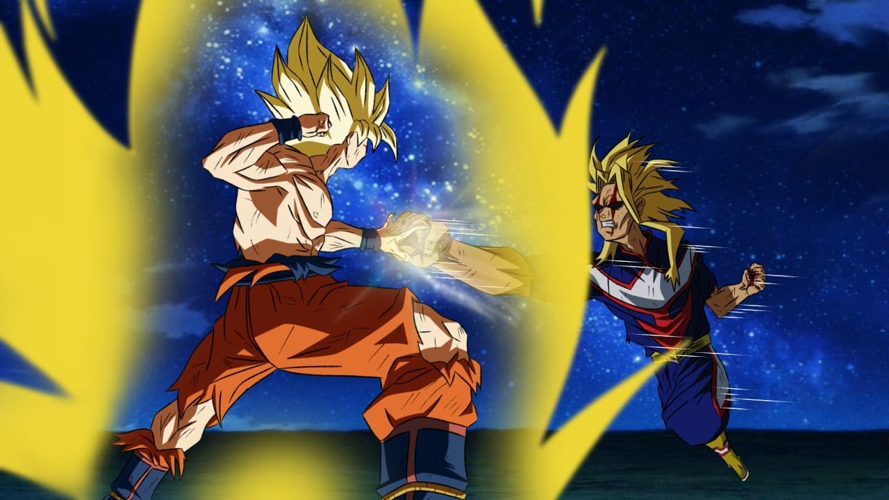 What if Goku fell into the World of My Hero Academia? Part 1,2,3