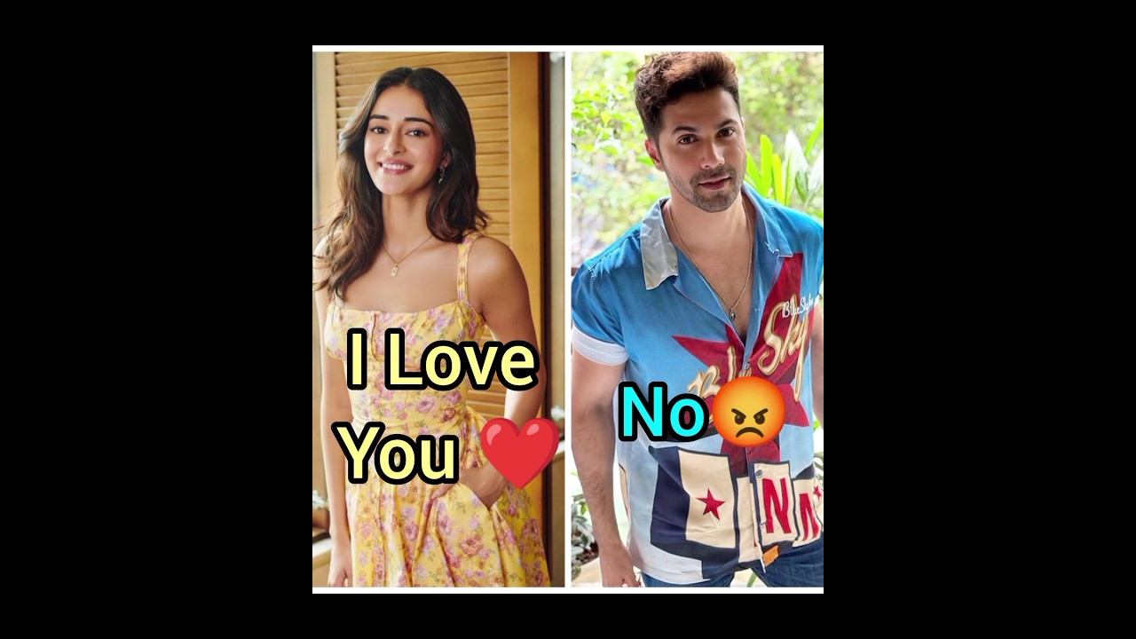 Varun Dhawan 😊🥰 and Annaya Pandey &hearts;️🤗.#1million #bollywood #love #shortsvideo #newvideo #1millone