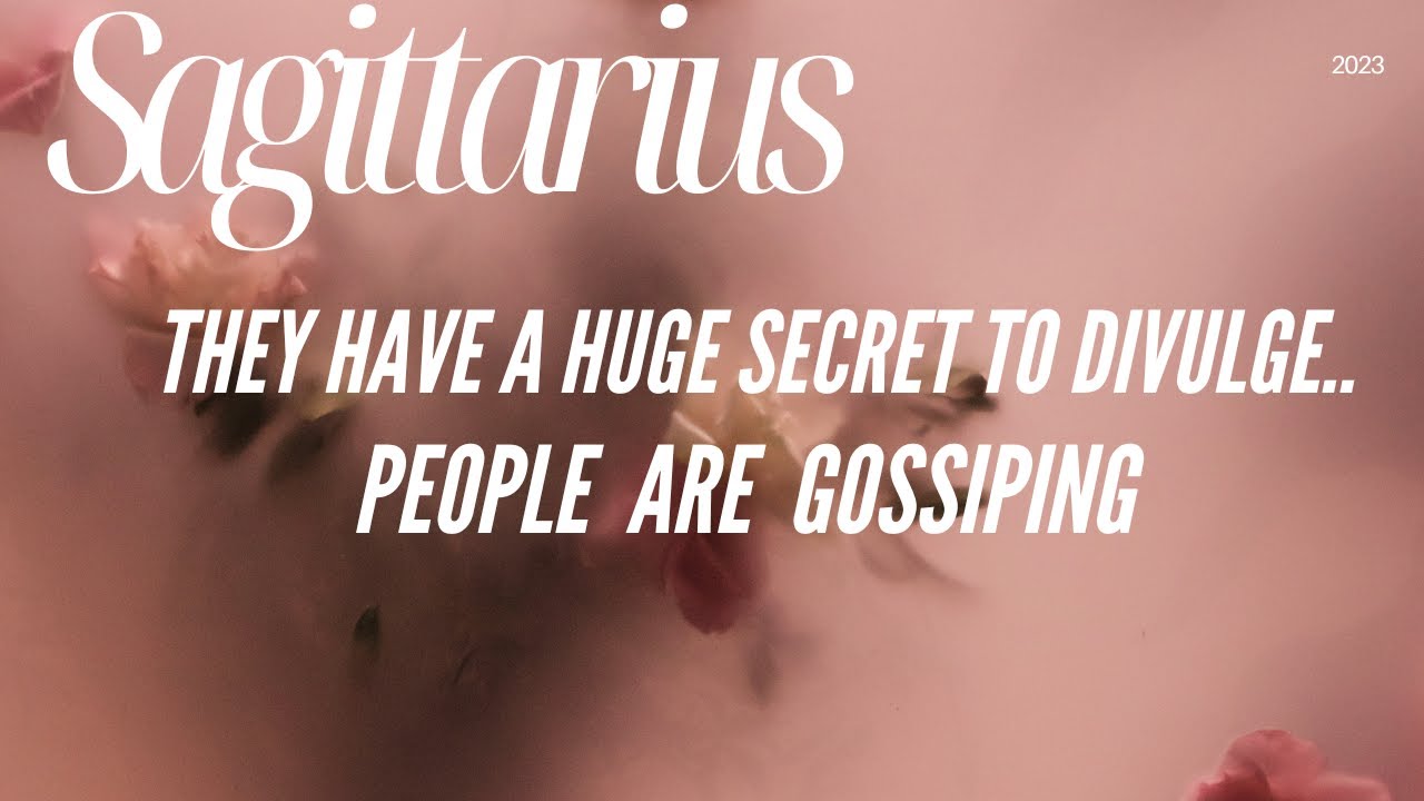 SAGITTARIUS~They Have Something HUGE TO TELL !  People Are Talking About Them...January Tarot