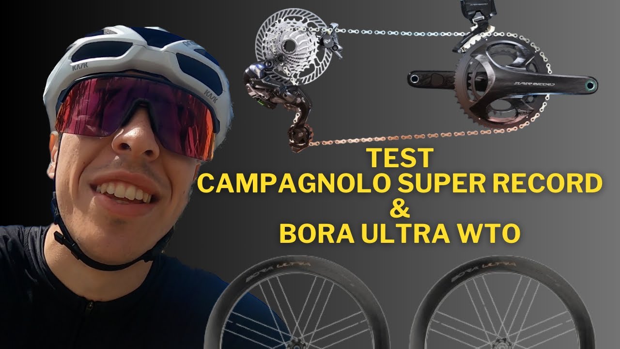 TEST del Campagnolo Super record e ruote Bora Ultra WTO