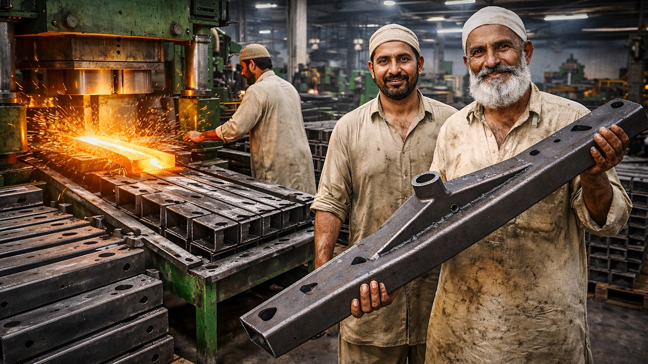 How Fiat 480 Tractor Front Axles Are Manufactured in Mega Factories