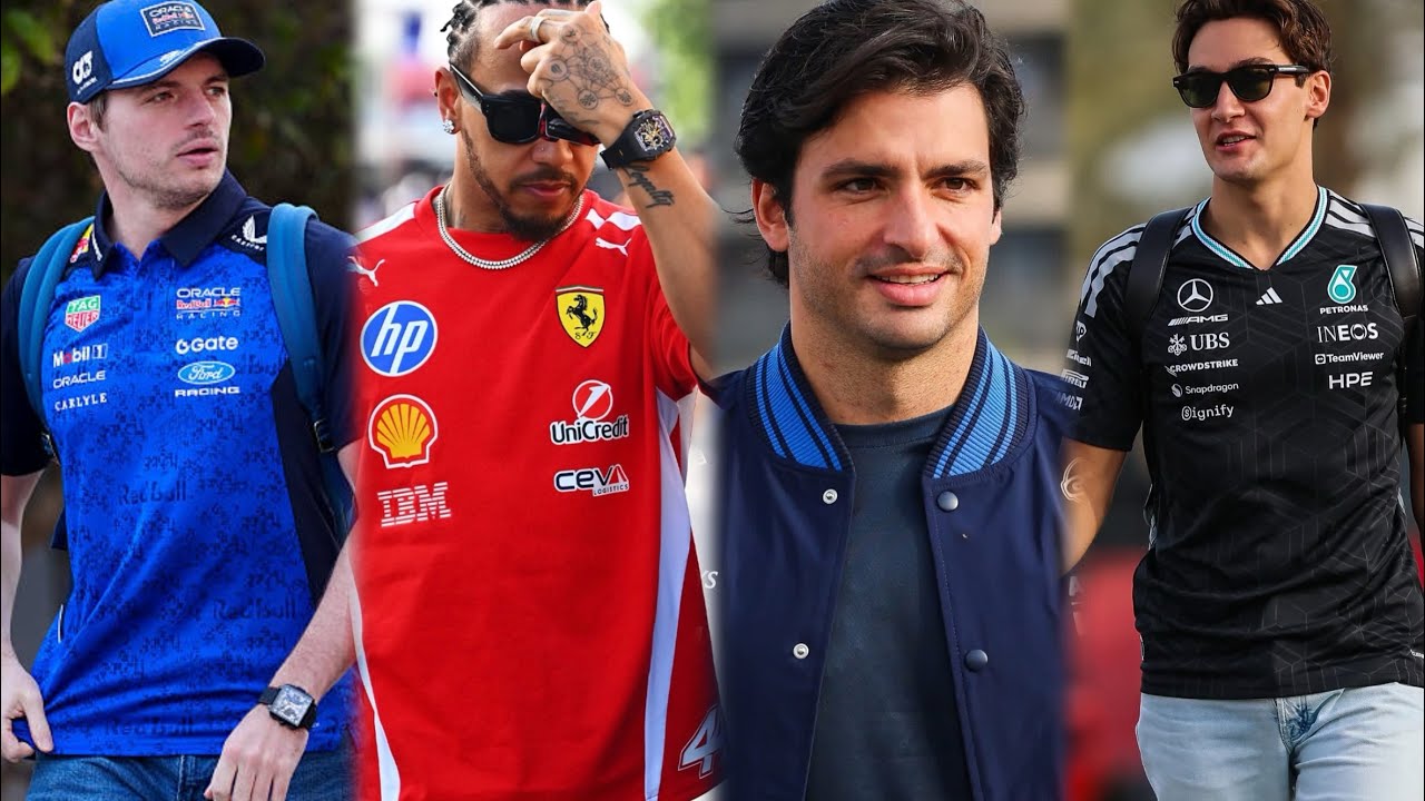 Max Verstappen Lewis Hamilton & more F1 Drivers arrive in Bahrain for pre season testing | BTS