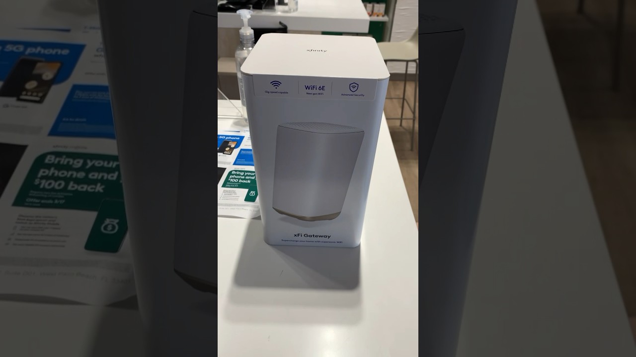 The new WiFi 6E @xfinity modem #internet