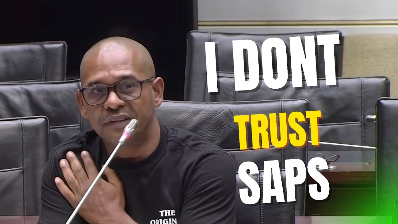 “Now I'm explaining to you the reason I don't trust SAPS” Fadiel Adams