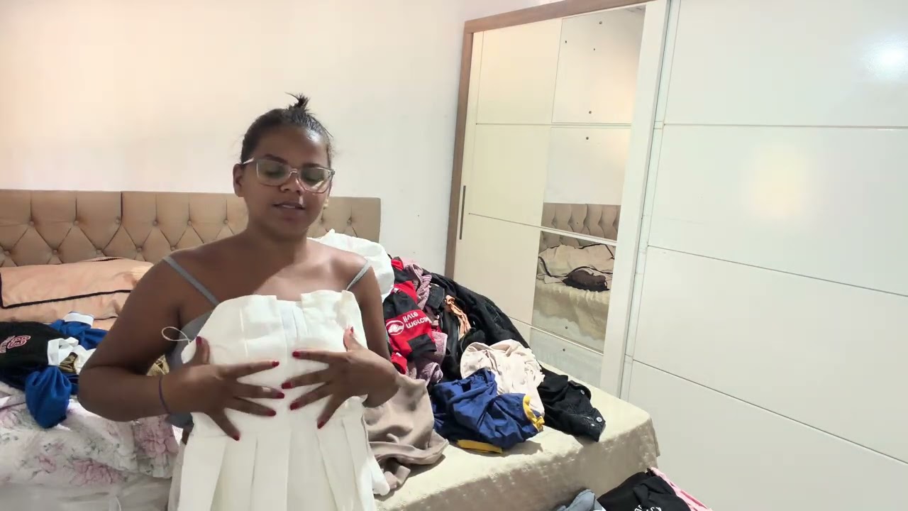ORGANIZANDO MEU GUARDA-ROUPA / TIREI MUITA COISA + começamos a limpar os matos 