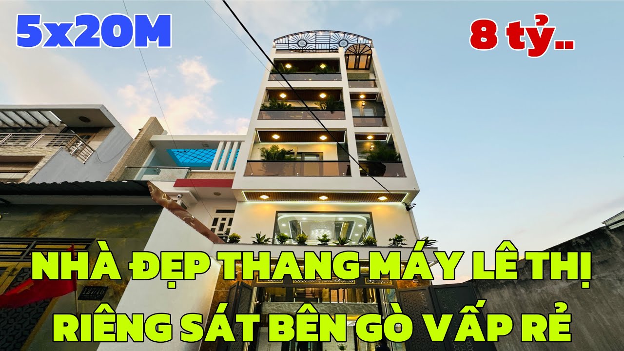 Bán nhà quận 12(760)nhà thang máy trệt lửng 3 lầu hẻm thông kinh doanh sát gò vấp giá rẻ hơn vài tỷ 