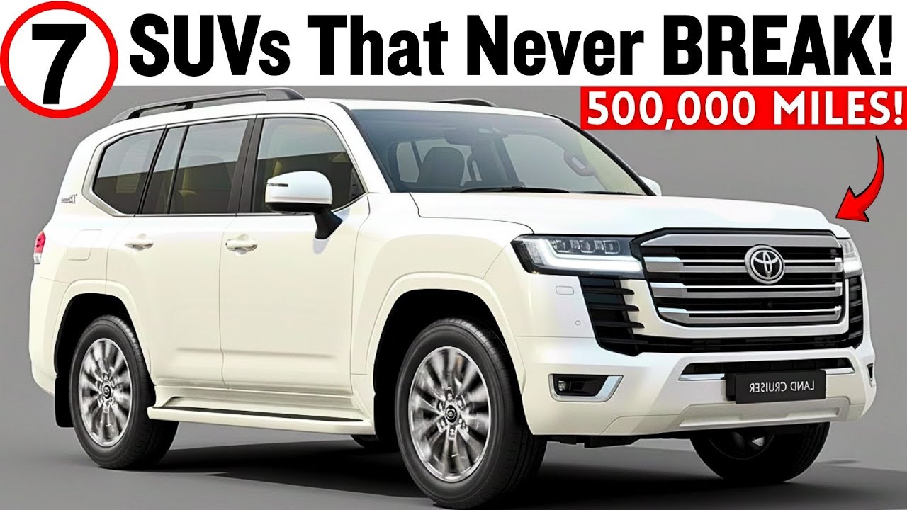 7 MOST RELIABLE SUVs That Will LAST A LIFETIME - Mechanic Recommends!