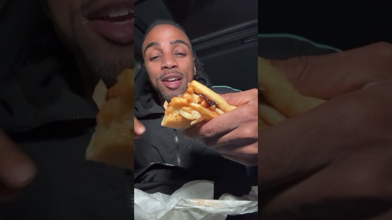 Trying Fat Sal&rsquo;s for the first time #foodreview #shorts #fyp