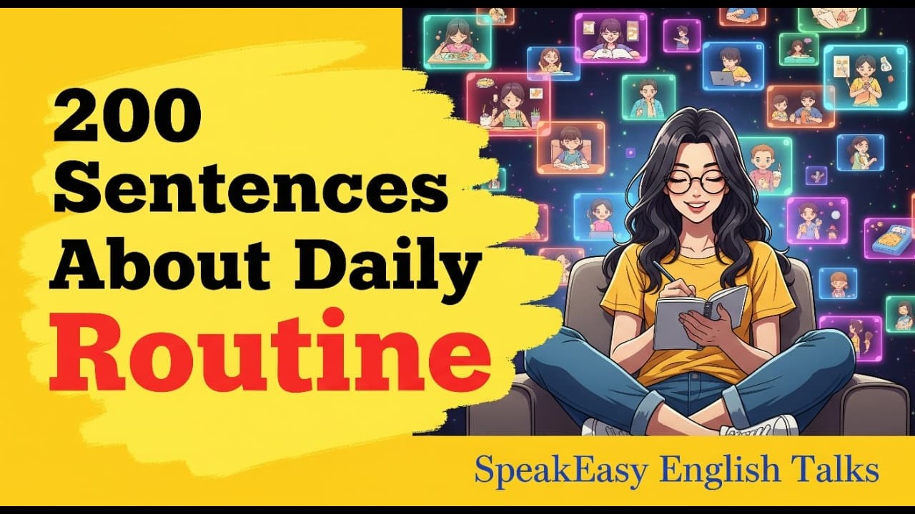 200 Sentences to Talk about Your Daily Routine: Shadowing Practice for Beginners | Speak Fluently