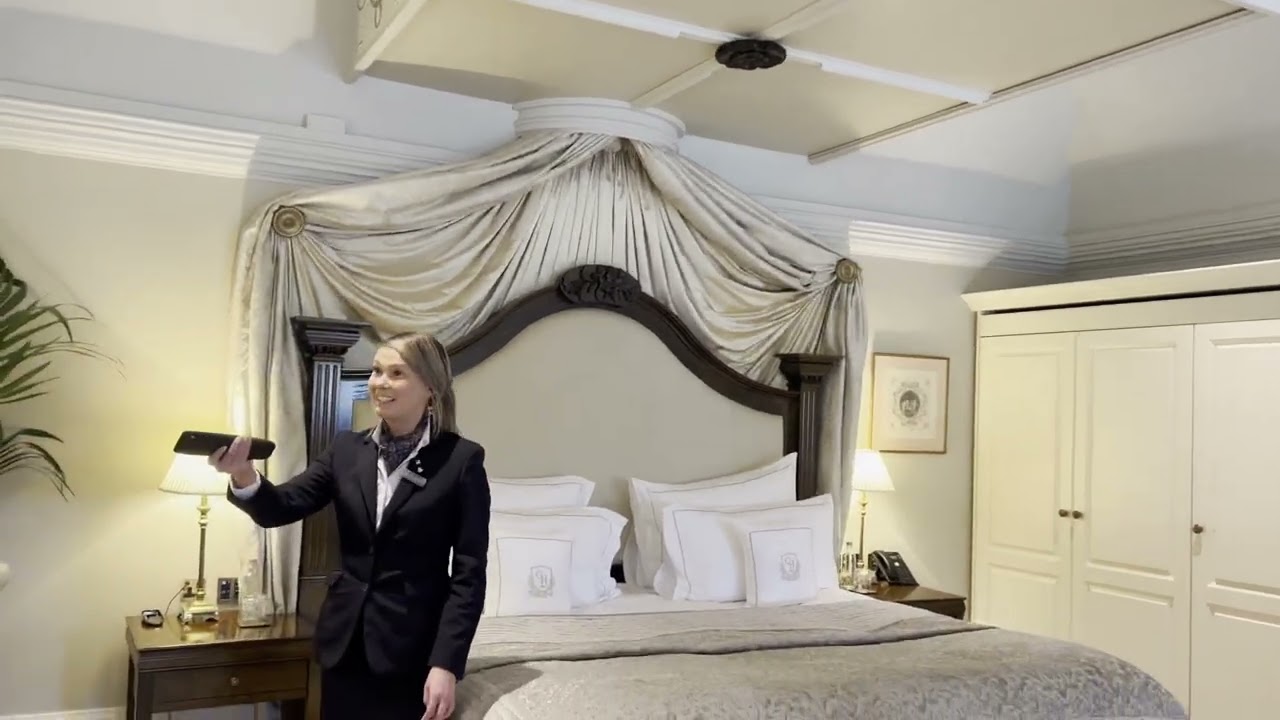 The Royal Suite and a Deluxe Room at Grantley Hall