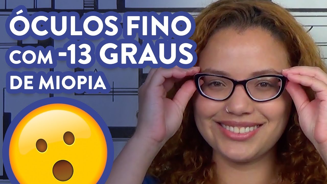 -13 graus de miopia com as Lentes Tokai 1.76 da Lenscope