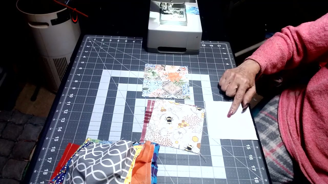 Square in Square and Puff Quilt