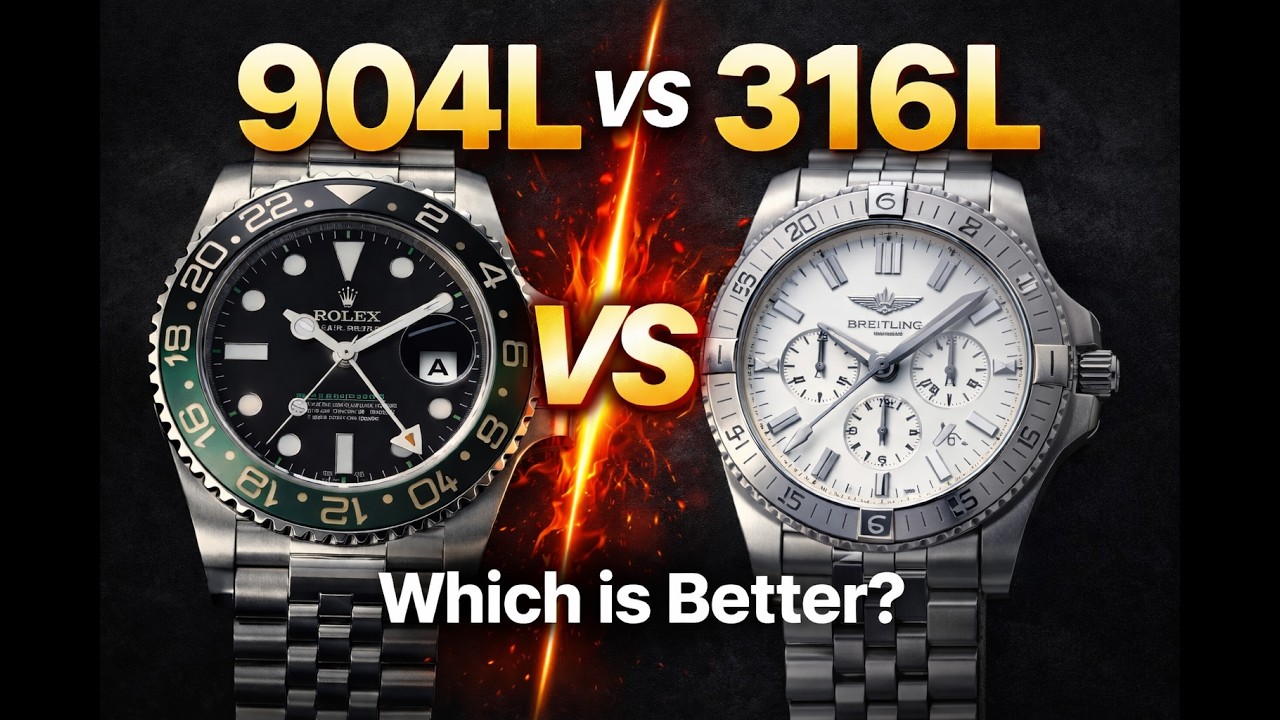 the  difference between de 904L vs 316L steel