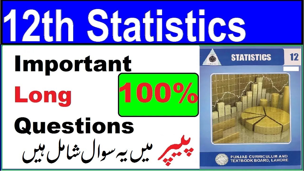 statistics class 12,Guess Paper | Class 12 Statistics  Important Questions | #class12 #12th #icsstat