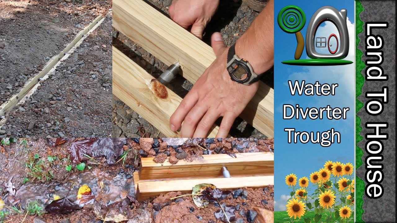 Water Diverter Trough - Road Erosion Control
